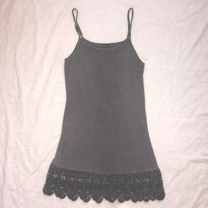 Grey slip dress